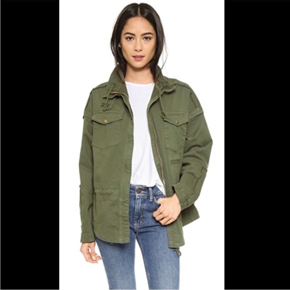 McGuire Denim Army Green Jacket Medium - Picture 11 of 14